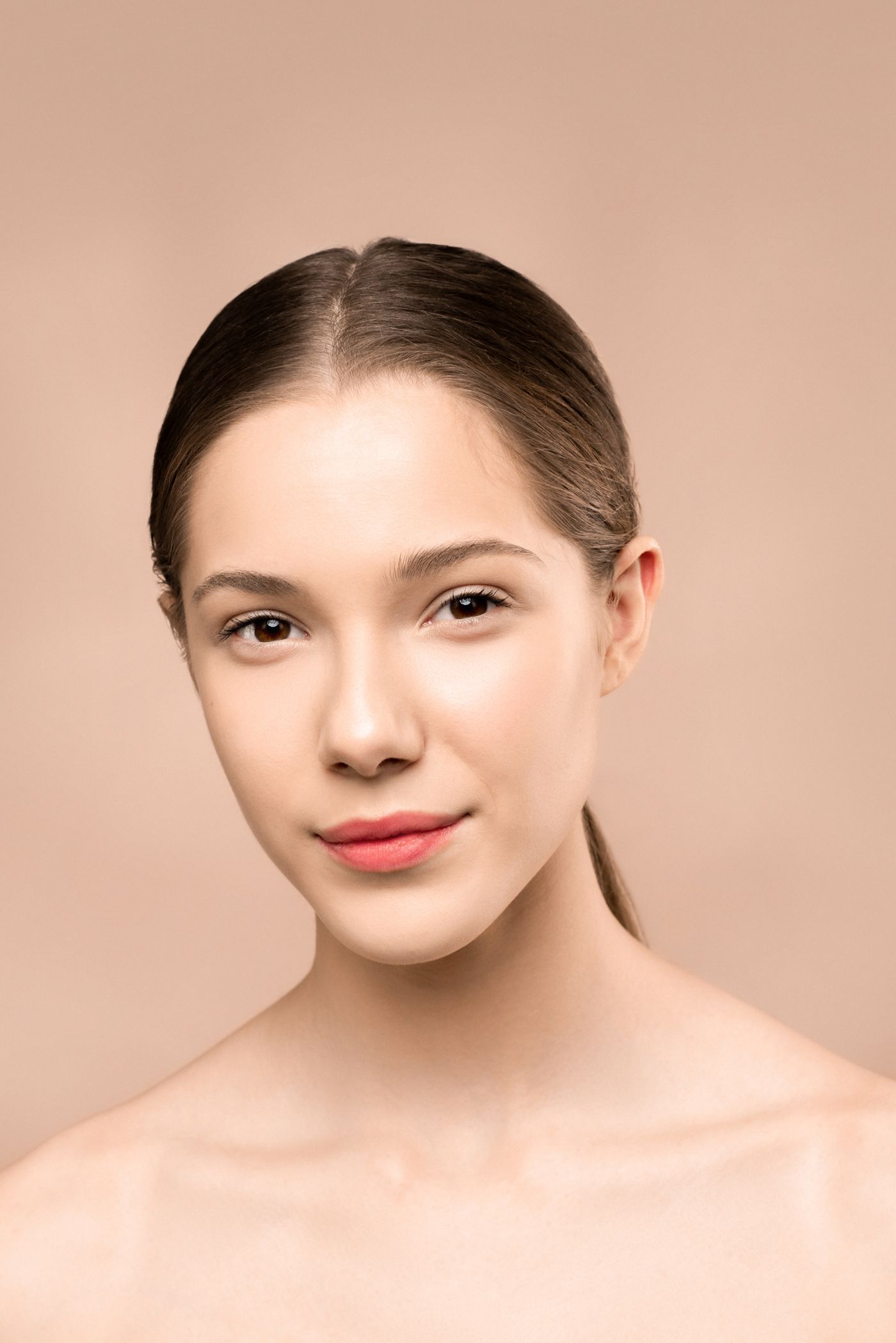 Natural beauty portrait — illustrative stock photography